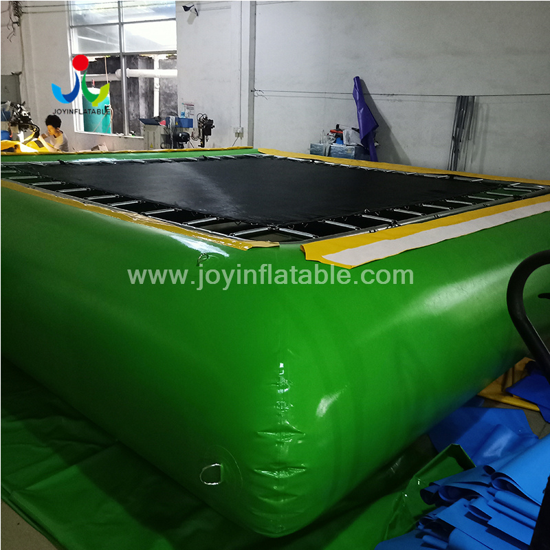 Trampoline de volley-ball de parc aquatique flottant gonflable de rivière adultes et enfants 2