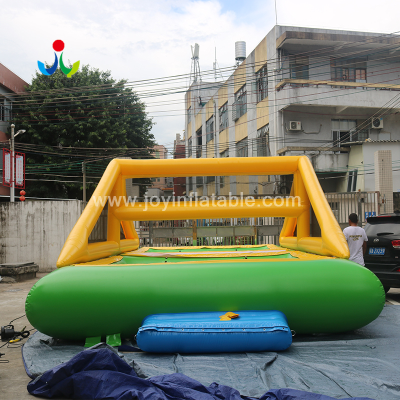 Trampoline de volley-ball de parc aquatique flottant gonflable de rivière adultes et enfants 3