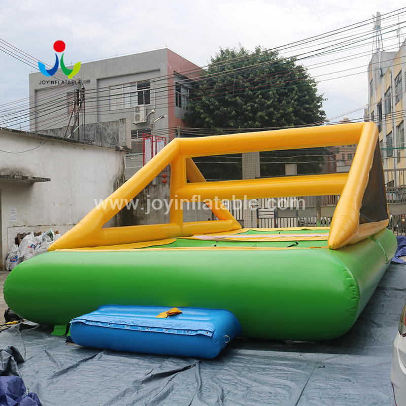 Trampoline de volley-ball de parc aquatique flottant gonflable de rivière adultes et enfants 4