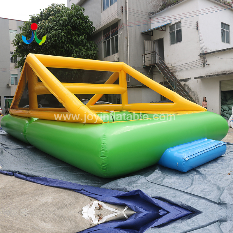 Trampoline de volley-ball de parc aquatique flottant gonflable de rivière adultes et enfants 5
