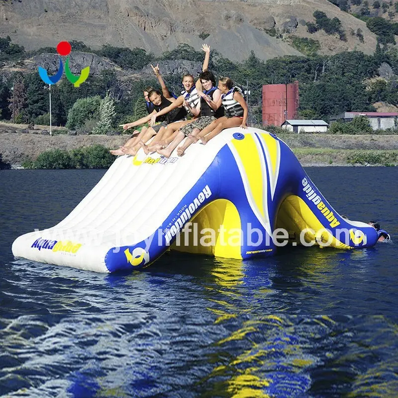 JOY inflatable inflatable lake trampoline wholesale for kids 5