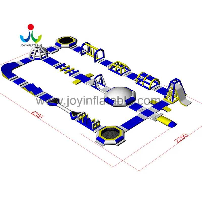 blow inflatable floating trampoline with good price for kids 2