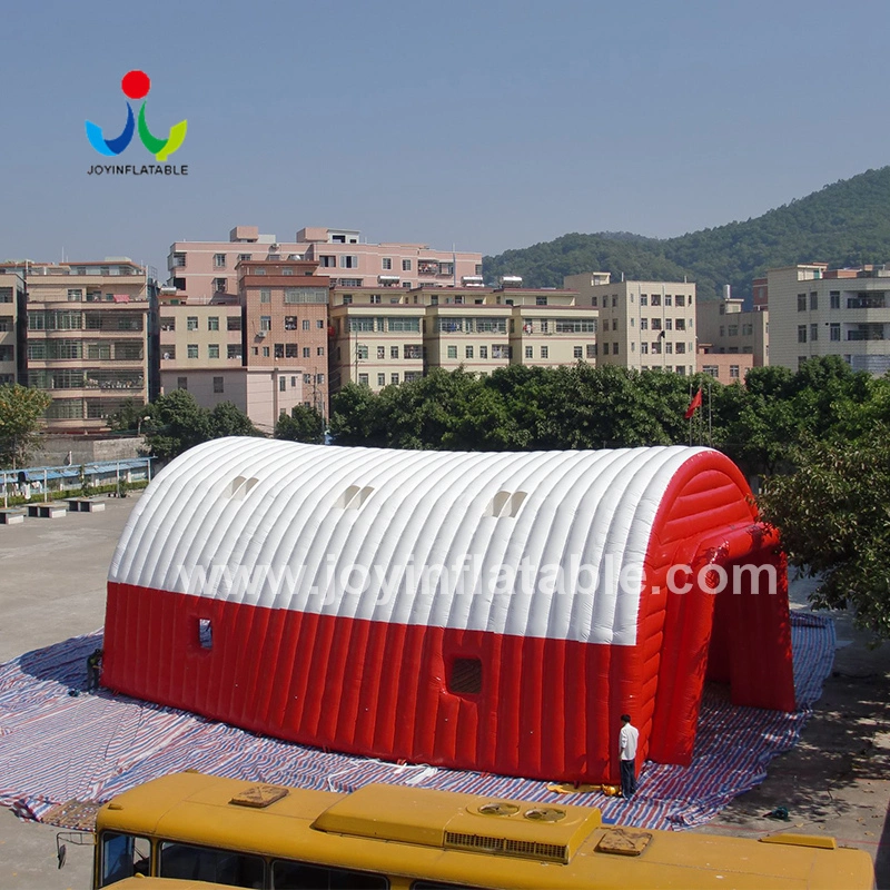Red And White Airtight Inflatable Marquee Tunnel Tent For Party 1