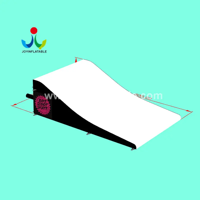 JOY inflatable Custom made inflatable bmx landing ramp for sale for bike landing 2