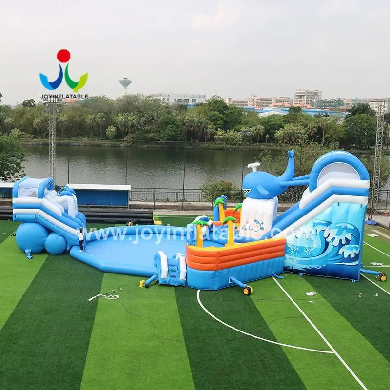 Commercial Grade Wet Inflatable Giant Water Slides With Factory Price 1
