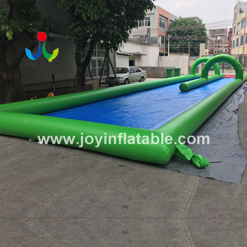 Commercial Inflatable Slip N Slide With Mattress Water City Slide For Summer 3