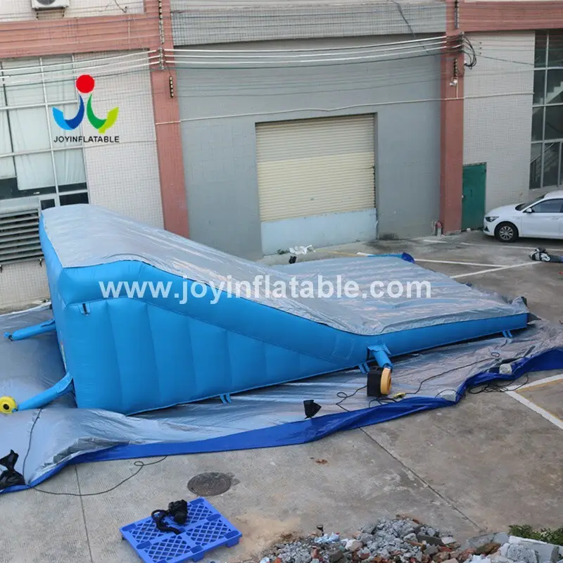 JOY inflatable inflatable bmx landing ramp factory price for skiing 7