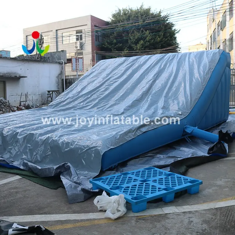 JOY inflatable inflatable bmx landing ramp factory price for skiing 6