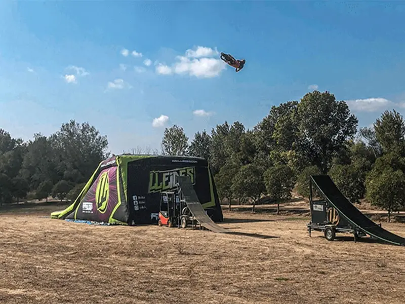JOY Inflatable Professional big bike ramps manufacturers for outdoor 2