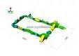 JOY Inflatable inflatable water playground water slide park for children 2