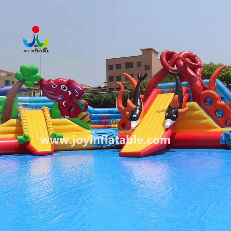 JOY Inflatable inflatable obstacle course for sale wholesale for kids 5