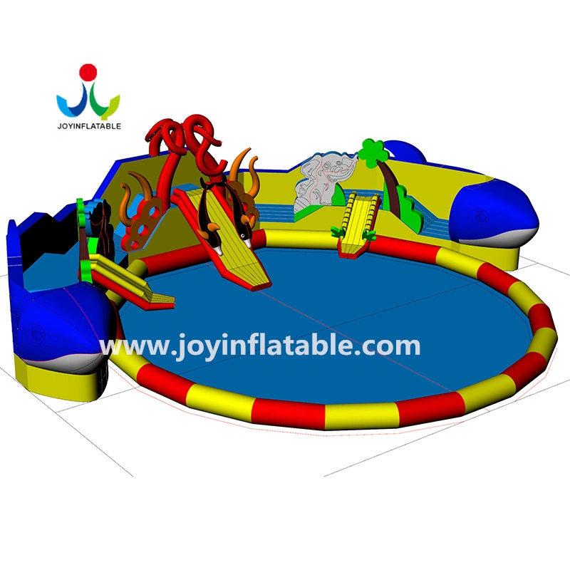 JOY Inflatable inflatable obstacle course for sale wholesale for kids 2