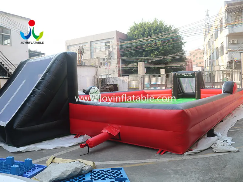 JOY Inflatable High-quality blow up soccer field for sale for water soap sport event 6