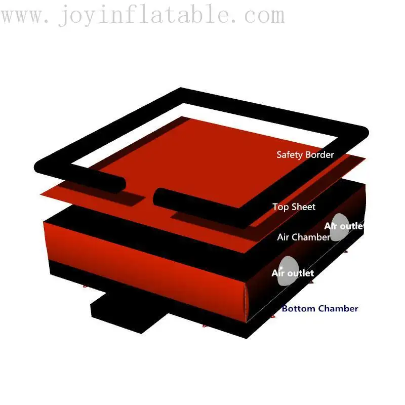 JOY inflatable Brand mountain zeroshock inflatable crash pad 2