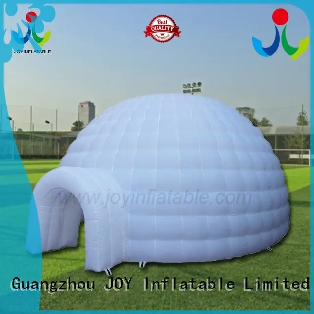 logo igloo led inflatable tent manufacturers JOY inflatable manufacture 1