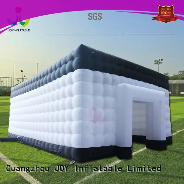 Oxford Fabric Sewed Inflatable Cube Waterproof White & Black color 1