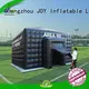 Black Color Inflatable Mobile Escape Room With LED Light 1