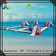 island inflatable lake trampoline with good price for kids 1