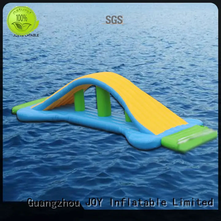 JOY inflatable floating water trampoline personalized for child 1