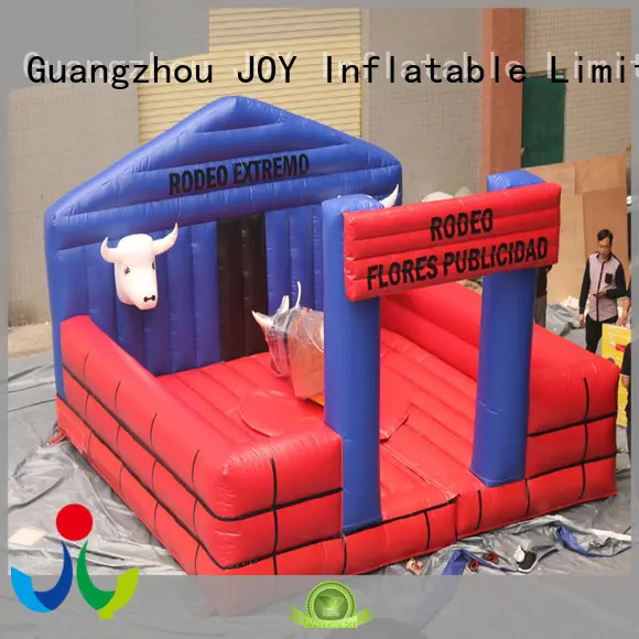 JOY inflatable canvas mechanical bull riding series for children 1