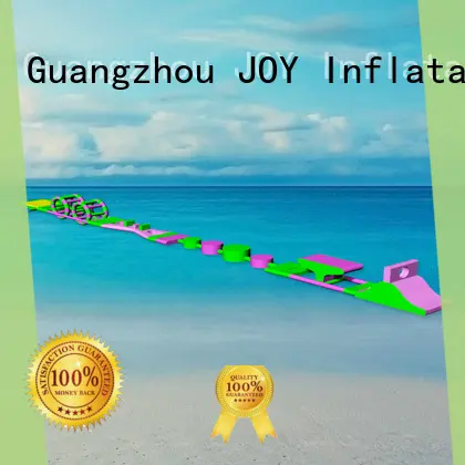 JOY inflatable park inflatable floating trampoline with good price for outdoor 1