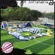 JOY inflatable roller floating playground design for children 1