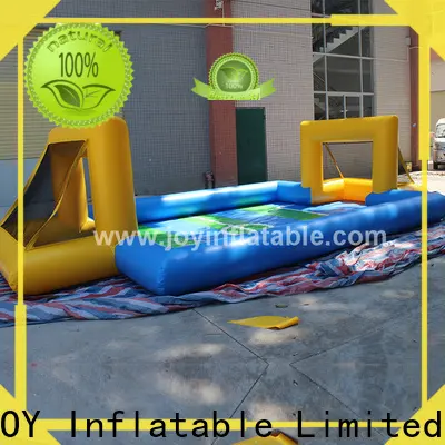 JOY inflatable Customized giant inflatable soccer field supply for water soap sport event 1