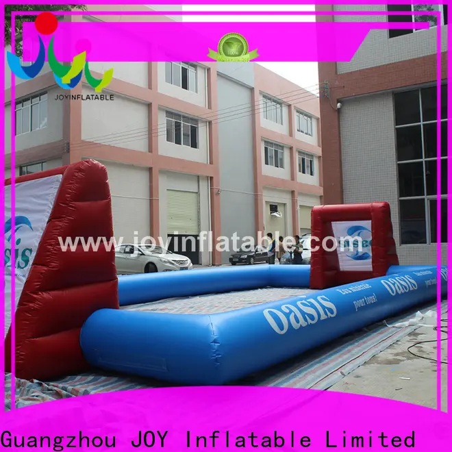 JOY Inflatable soccer field inflatable price for water soap sport event 1
