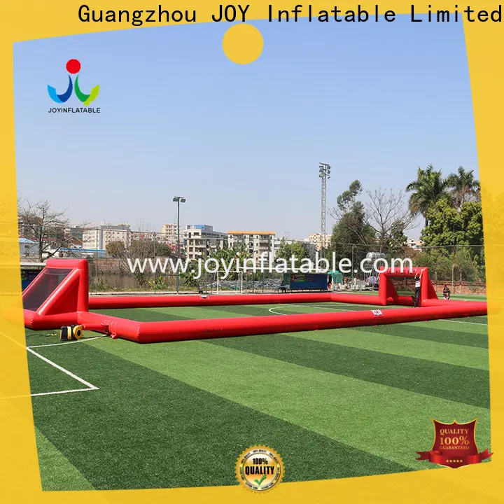 JOY Inflatable Buy blow up soccer field factory for water soap sport event 1