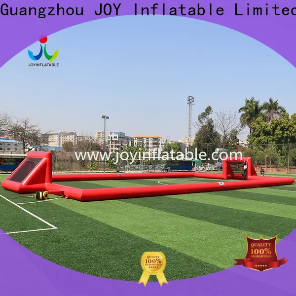 JOY Inflatable blow up soccer field for water soap sport event 1