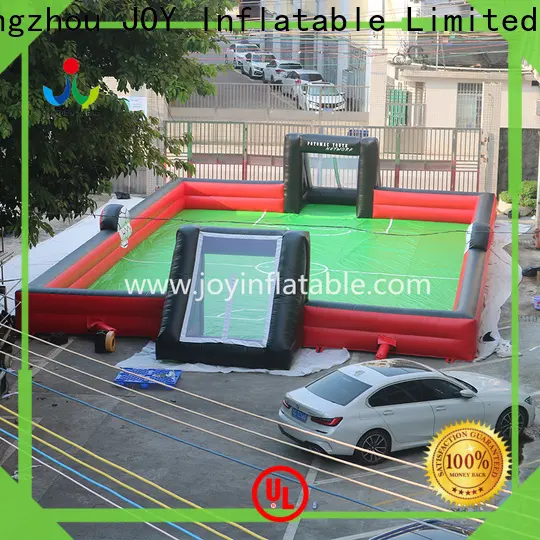 JOY Inflatable High-quality blow up soccer field for sale for water soap sport event 1