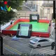 Professional inflatable soccer field for sale factory price for water soap sport event 1