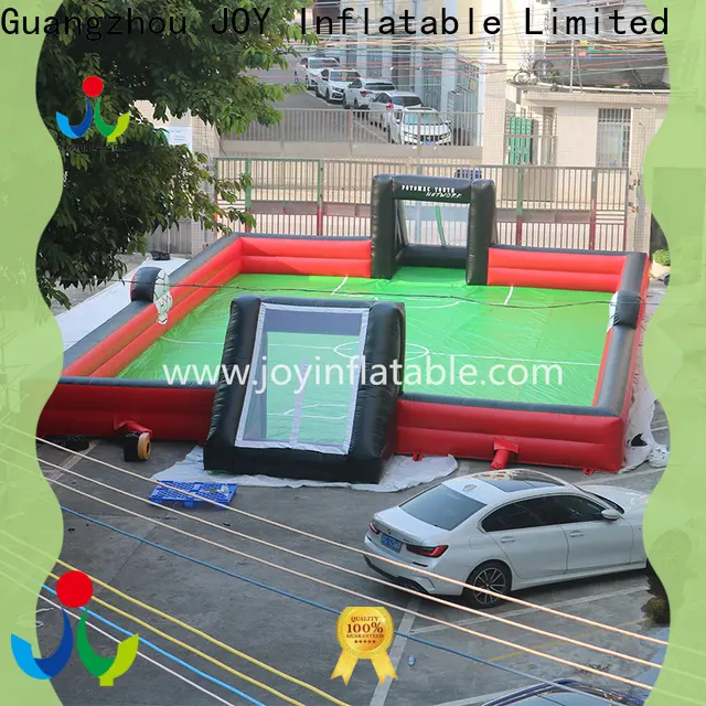 JOY Inflatable blow up soccer field supplier for water soap sport event 1