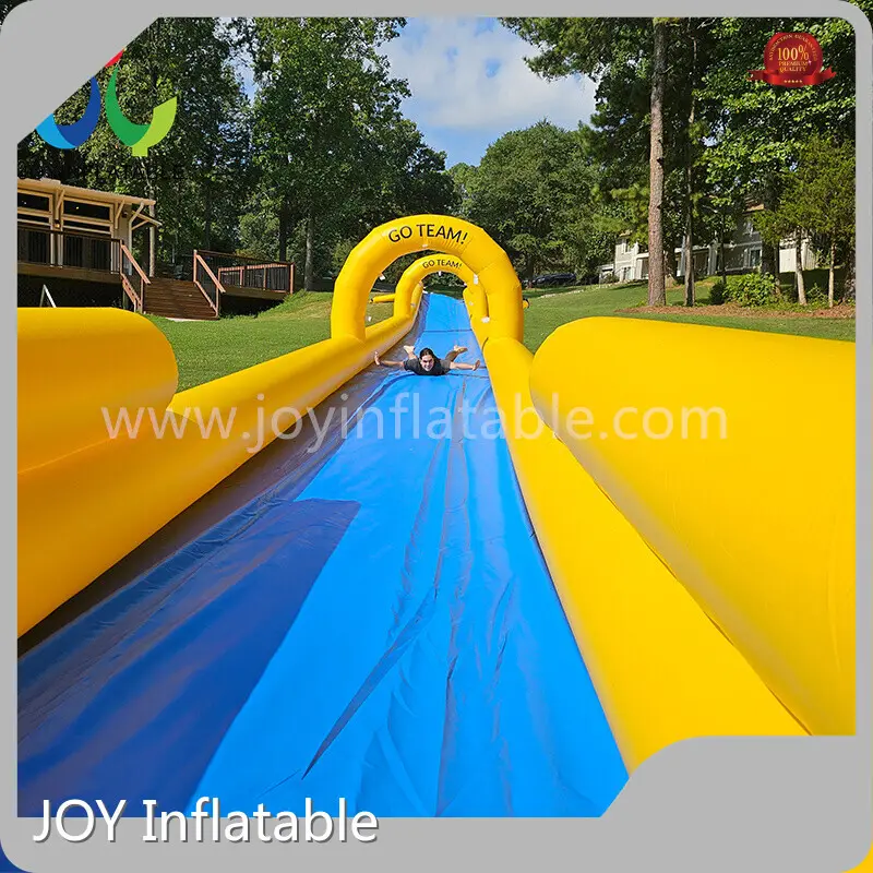 Blow Up Slip and Slide for Corporate Team-building Activities L30 X W 2.4 Meter （L98.43 X W7.87 Feet ）supply 1
