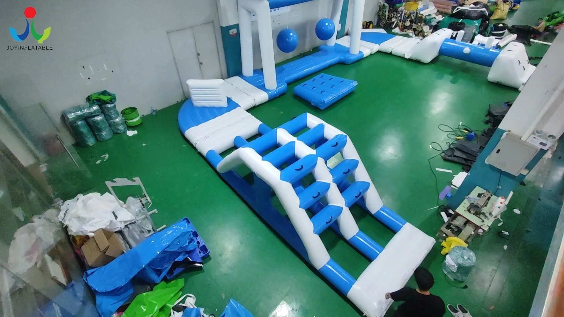 Lake Jumping Inflatable Floating Water Slides 1