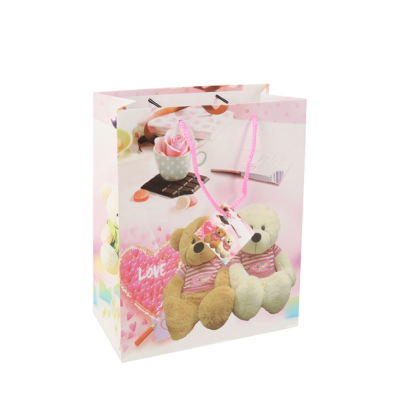 Manufactory Wholesale Custom Luxury Shopping bear girt paper bag 1