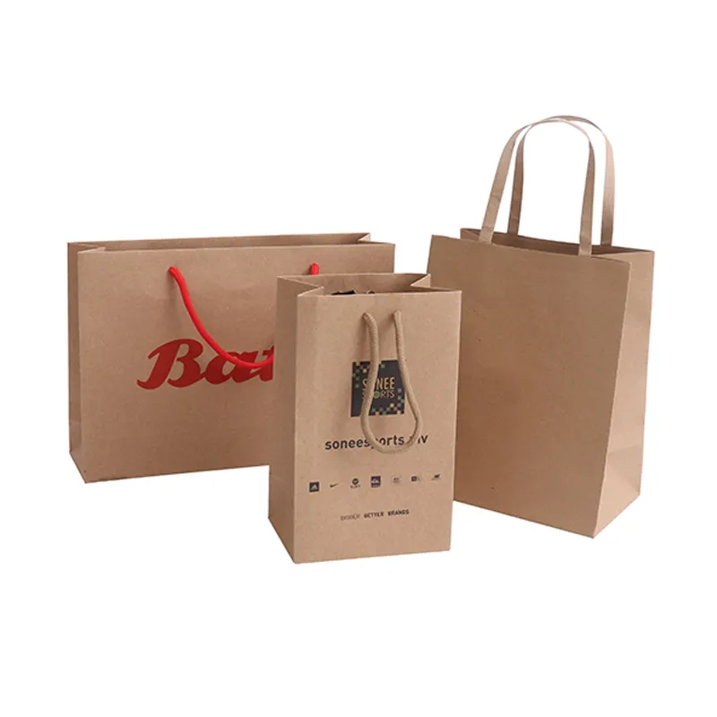 fornitore di sacchetti regalo kraft personalizzati per lo shopping nei supermercati 1