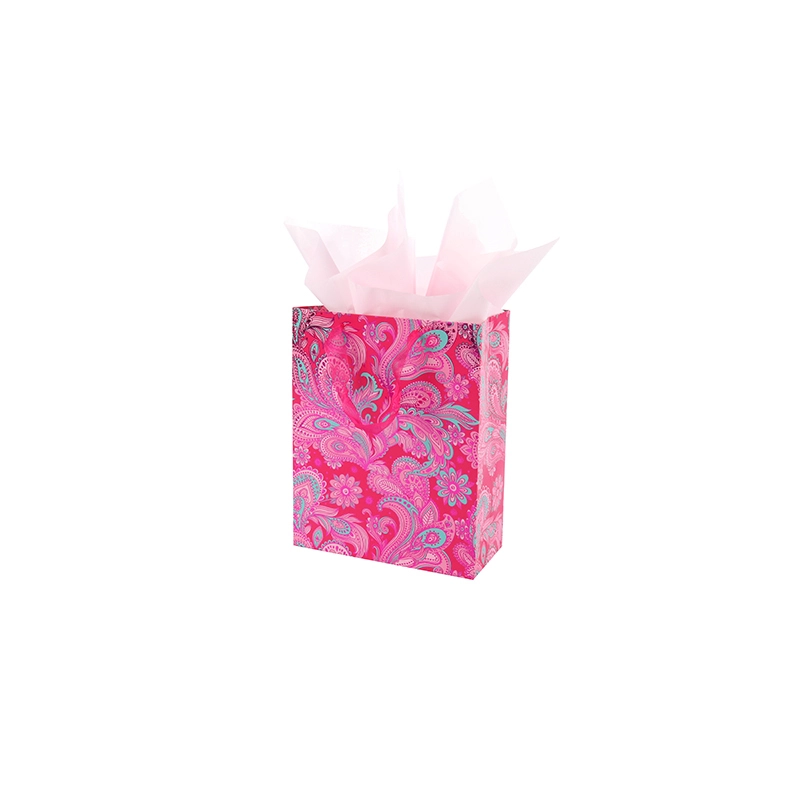 Wholesale Clothing Food Custom Logo Luxury Ivory Paper Gift Shopping Bags With Organza handle 1
