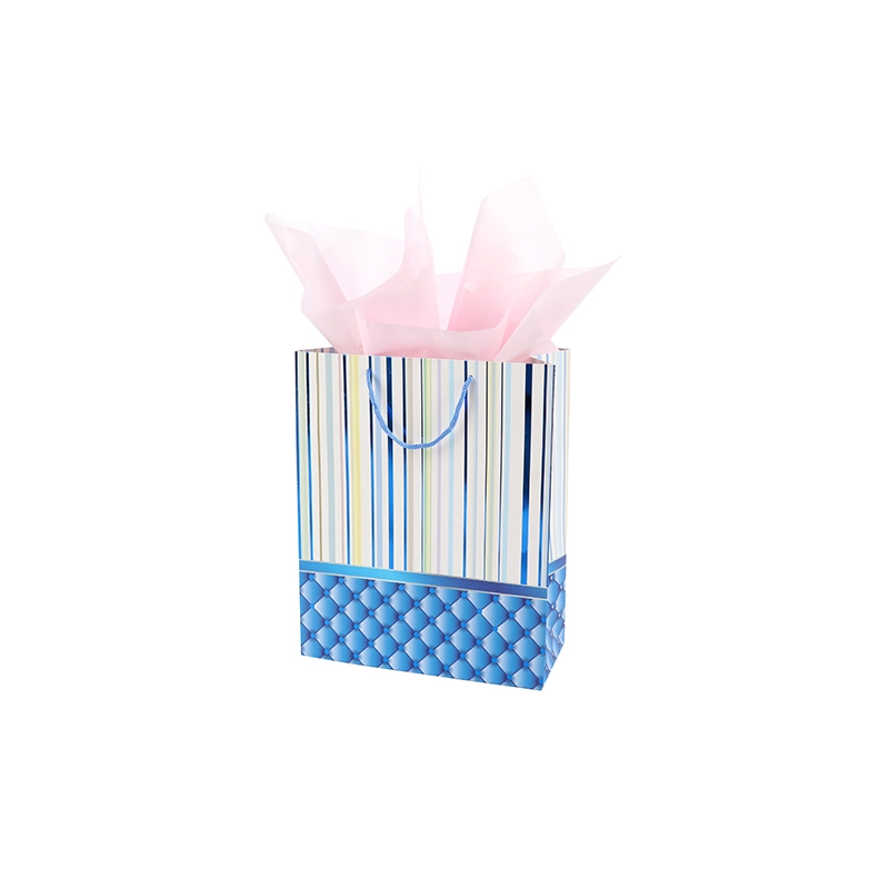 Wholesale High Quality Custom Ivory Paper Daily Shopping Gift Bag With Handle 1