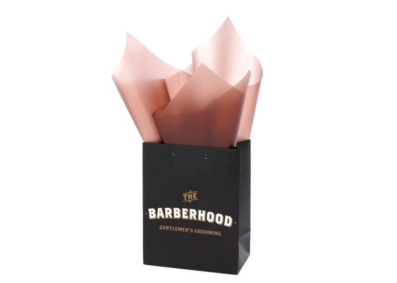 Wholesale custom printed black luxury shopping gift paper bag with handle 1