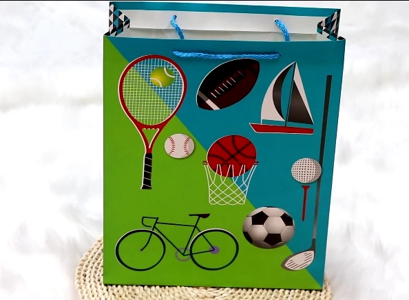 Daily sports paper gift bags 1