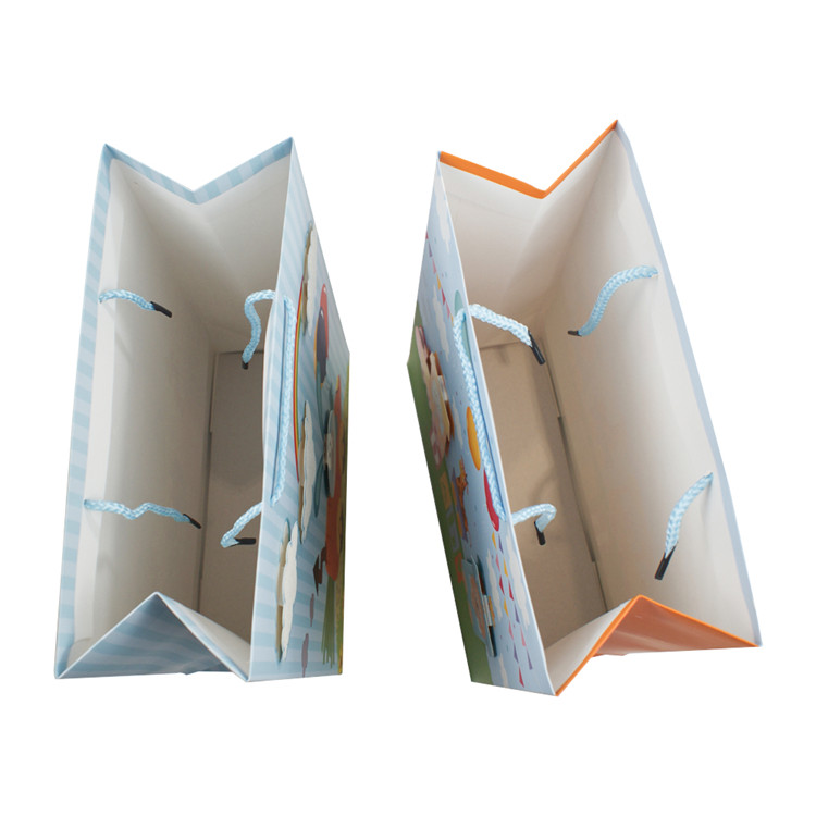 Factory price promotional boutique 3D animals pattern shopping paper bag 5