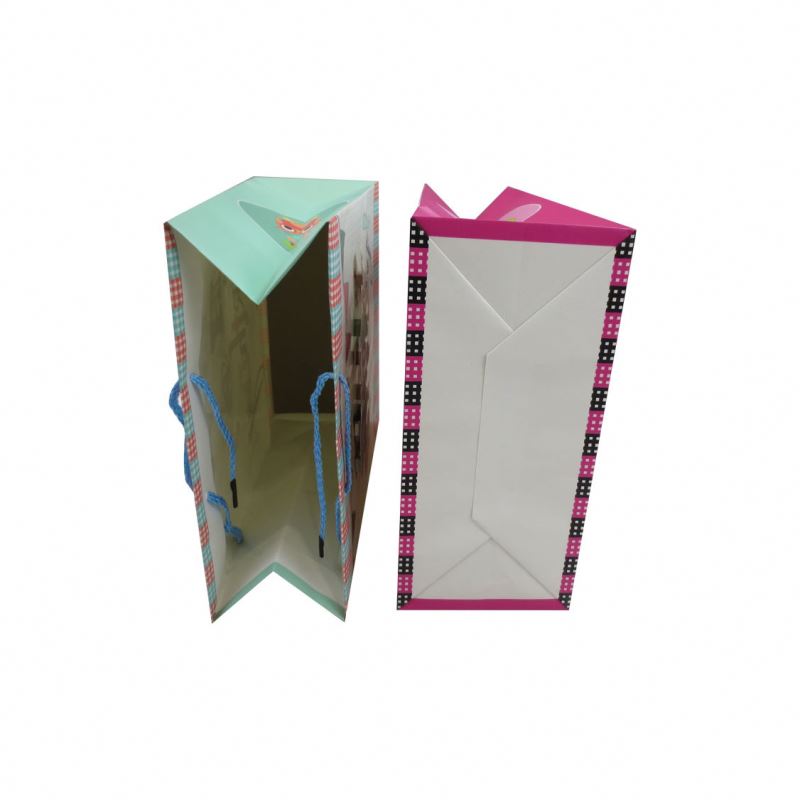 Handmade 3d paster dusting shopping paper bags,packaging hand bag gift bag 3