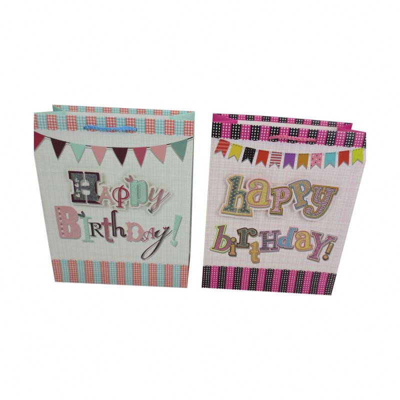 Handmade 3d paster dusting shopping paper bags,packaging hand bag gift bag 4