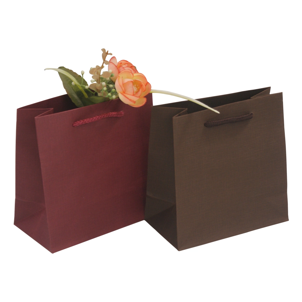 Excellent quality custom kraft paper shopping bag with handles kraft paper packaging bag 1