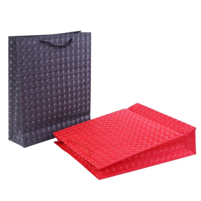 Professional made rope handle paper carry bag gift packaging paper storage bag 1