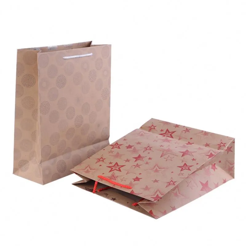 Super quality workmanship paper packing bag wonderful tote kraft paper bag 2