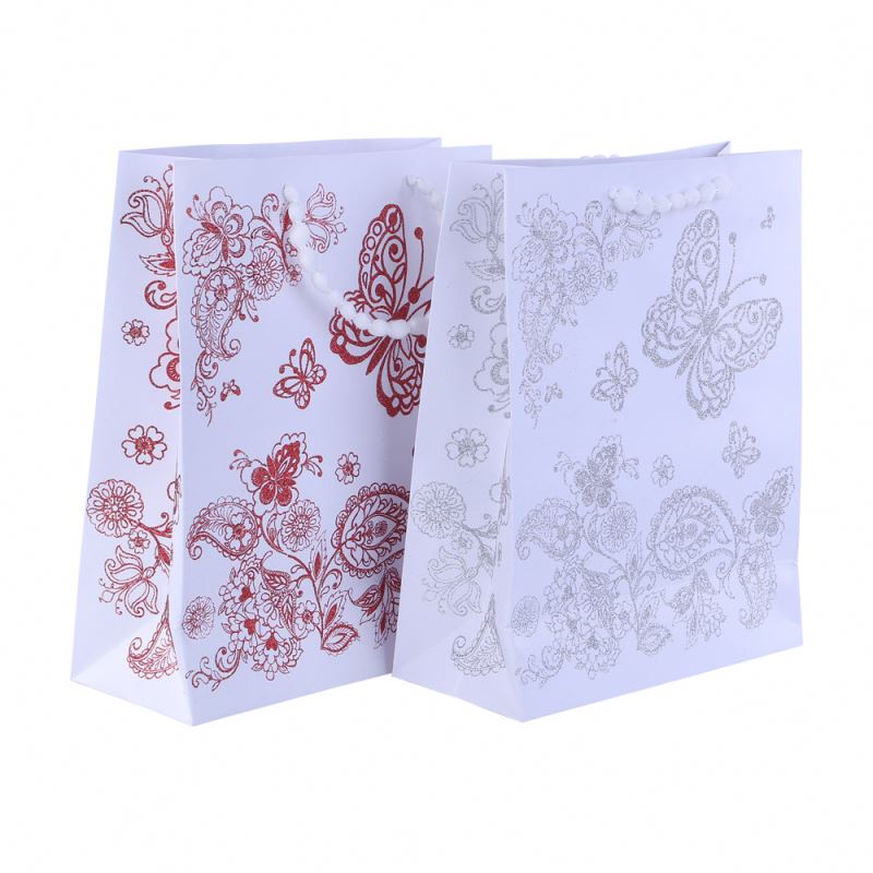 Newest selling promotional portable paper bag gift packaging thick paper bag 1