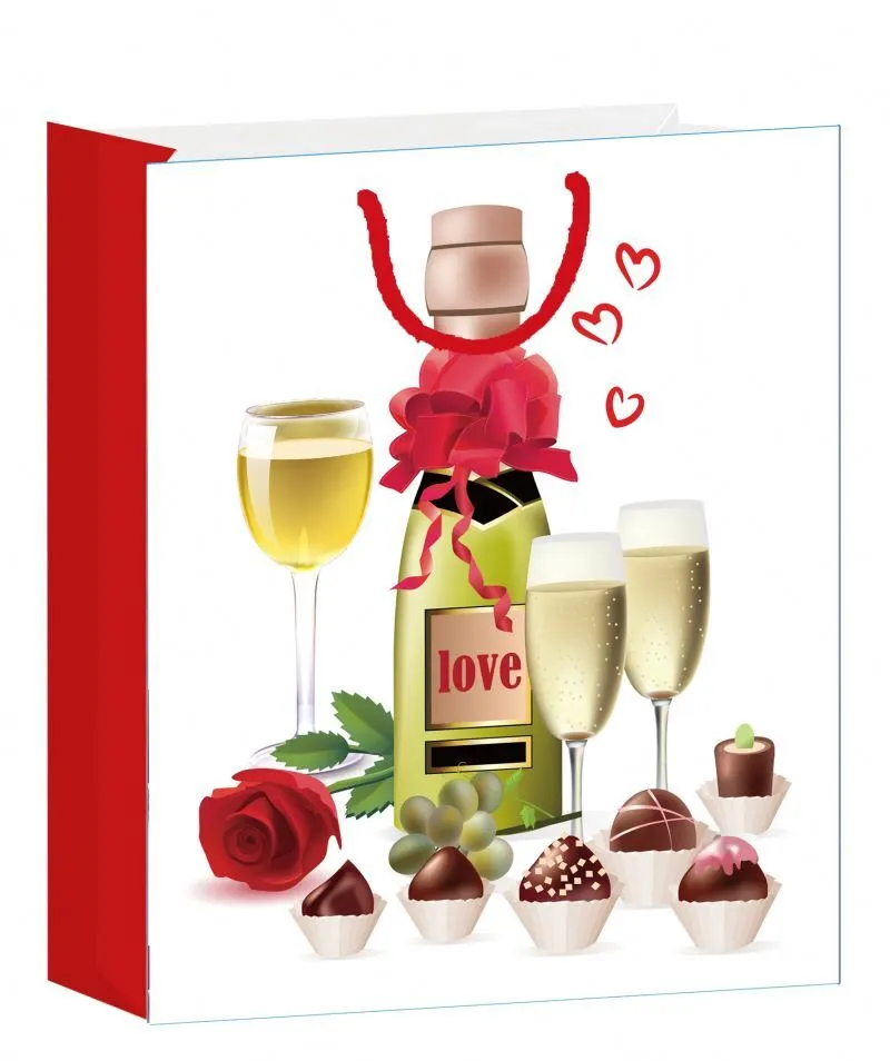 Different types Valentine portable paper bag workmanship paper bag for gift 1
