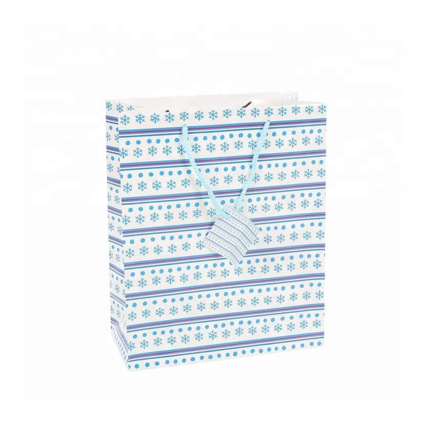 Custom Printed Fashion Promotional Gift Packaging Paper Bag 1
